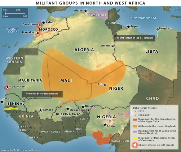 Islamist militant groups in Africa (2011)